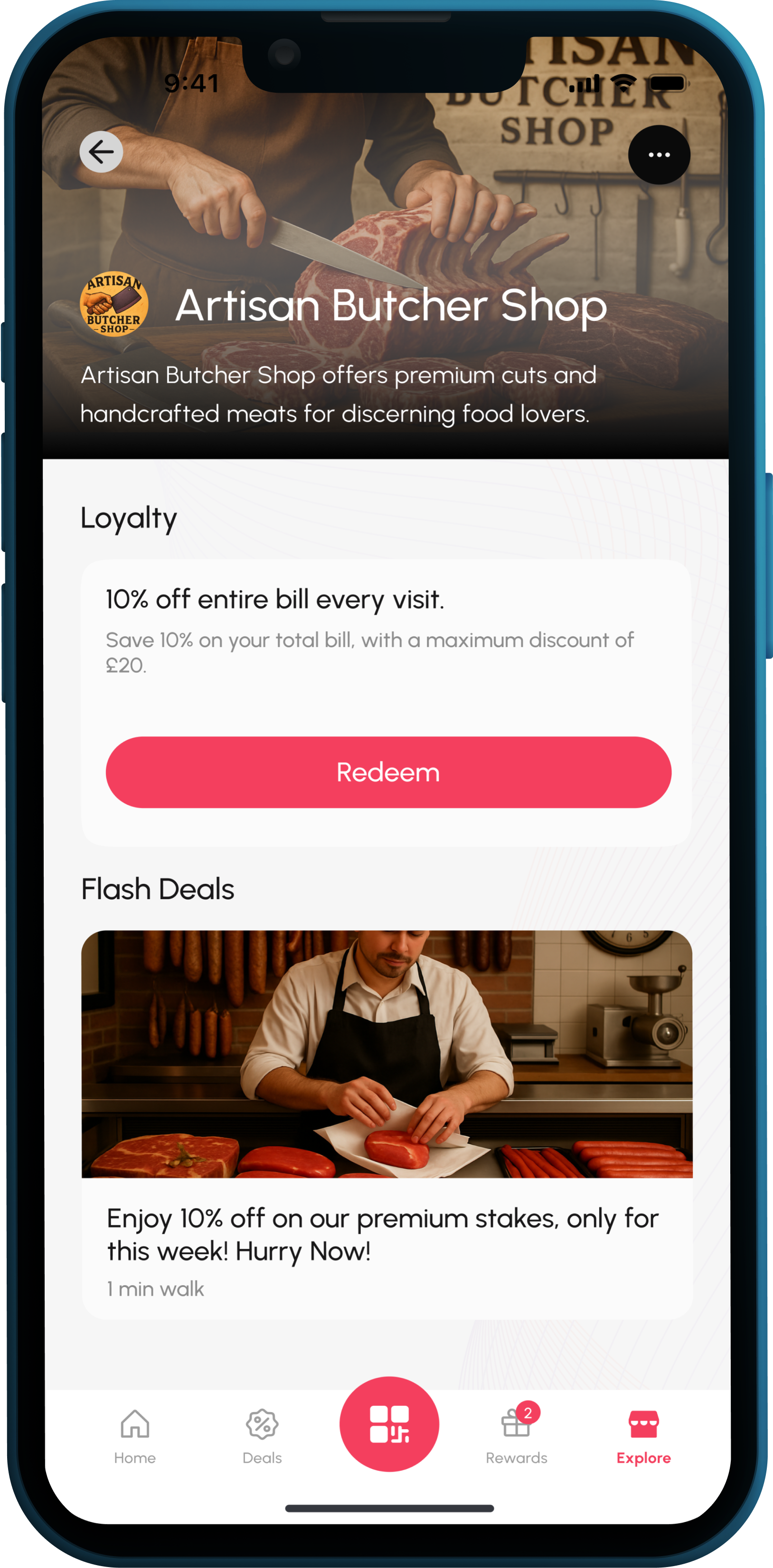 Butcher shop analytics dashboard